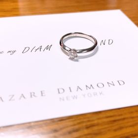 【ラザール ダイヤモンド(LAZARE DIAMOND)の口コミ】 リングの細さやデザイン実際に指輪をしているときの見た目や付け心地ドン…