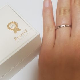 【RosettE(ロゼット)の口コミ】 予算くらいで、デザインとても悩みましたがこれにして正解でした！とって…
