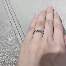 【ショーメ(CHAUMET)の口コミ】 日常的につけたいのでダイヤがあまりたくさん入ったリングは避けたく、で…