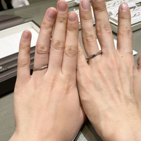 【アイプリモ(I-PRIMO)の口コミ】 メレ入りのウェーブラインが気になっていたので、こちらを勧めていただき…