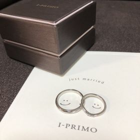 【アイプリモ(I-PRIMO)の口コミ】 結婚指輪の為、日常的につけたままの状態を考えて、デザインはシンプルな…
