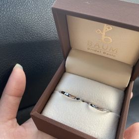 【BAUM(バーム)の口コミ】 私はずっとつけておくものなのでシンプルなものがよかったです。ゴールド…