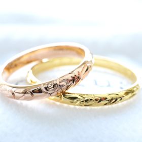 【湘南彫金工房 andfuseの口コミ】 今回予算とデザインが予め決まっており、
自分達で手作りかつデザイン込で…