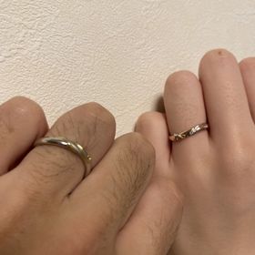 【ケイウノ ブライダル(K.UNO BRIDAL)の口コミ】 目の前でデザイン画を描いてもらっていたら愛着もわいて、好きなようにデ…