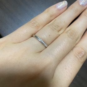 【4℃ BRIDAL(ヨンドシーブライダル)の口コミ】 デザインはシンプルで可愛く、普段使いにもおでかけにもぴったりです。大…