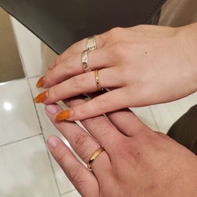 【ついぶ工房の口コミ】 YouTubeを見て、お互いの指輪を作るのが思い出にも残り世界に一つだけの指…