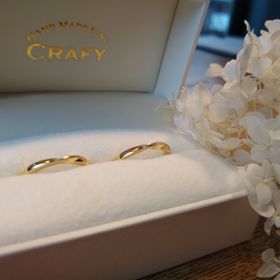 【CRAFY(クラフィ)の口コミ】 二人だけの特別なリングが欲しくて、既存のものから選ぶのではなく二人で…