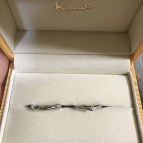 【ケイウノ ブライダル(K.UNO BRIDAL)の口コミ】 デザインに一目惚れして購入を決めました。可愛いのに値段がわりとお手頃…