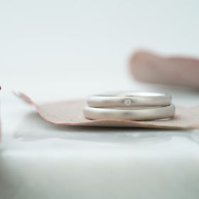 【THREE TREES(スリーツリーズ)の口コミ】 手作り、プラチナにするのは決めていましたがマット加工をするかしないか…