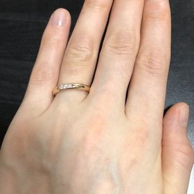 【アイプリモ(I-PRIMO)の口コミ】 結婚指輪を購入する上で、ストレートデザイン、ピンクゴールド、ダイヤが…