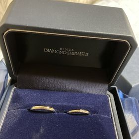 【銀座ダイヤモンドシライシの口コミ】 デザインがシンプルなものを探していて、希望にあった形や大きさのものが…