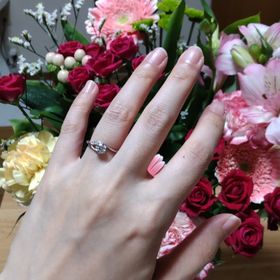 【ラザール ダイヤモンド(LAZARE DIAMOND)の口コミ】 とにかく指輪が綺麗です。注文をして出来上がりを待つまでの間、楽しみで…