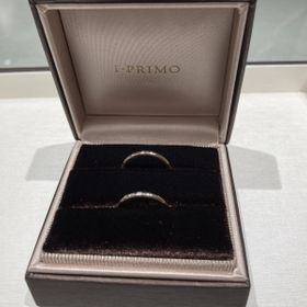 【アイプリモ(I-PRIMO)の口コミ】 細身でシンプルのデザインを探しており、私はプラチナがよく、彼はピンク…