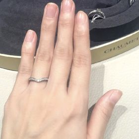 【ショーメ(CHAUMET)の口コミ】 種類：ジョゼフィーヌ　エグレット
太さ：普通
形：カーブ（V字）
素材：…