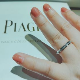 【ピアジェ(PIAGET)の口コミ】 他店と全く違うエタニティでビックリしました！指に触れているリングは回…