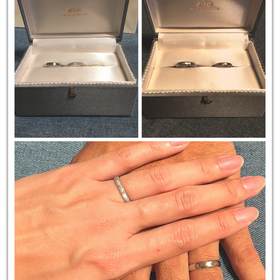 【ete(エテ)の口コミ】 何と言っても、1つの指輪で2パターンのデザインが選べる事が気に入りまし…