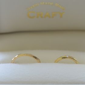 【CRAFY(クラフィ)の口コミ】 2人で手作りして指輪を作れるという点で、付き合っている頃からここにする…