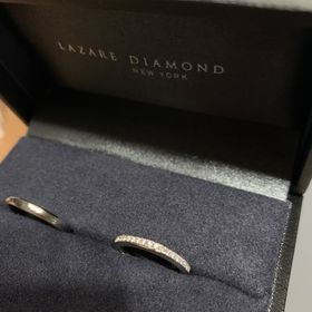 【ラザール ダイヤモンド(LAZARE DIAMOND)の口コミ】 ダイヤが入ってる結婚指輪がよかったので、ダイヤモンドの有名なラザール…