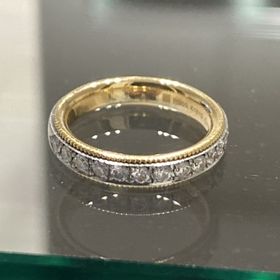 【TANZO.(鍛造指輪)の口コミ】 以前から結婚指輪はダイヤモンドが並んだエタニティリングにすると決めて…