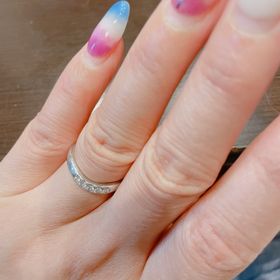 【ROYAL ASSCHER(ロイヤル・アッシャー)の口コミ】 希望している条件を店員さんがすぐに対応してくださいました。
丸みのある…