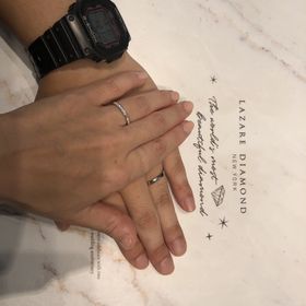【ラザール ダイヤモンド(LAZARE DIAMOND)の口コミ】 最初はサイトで指輪を探し、他ブランドにて購入予定でしたが、夫のすすめ…