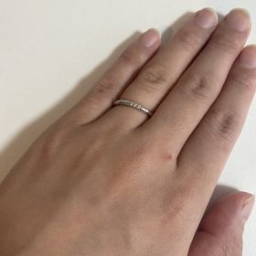 【ティファニー(Tiffany & Co.)の口コミ】 婚約指輪をか同じブランドでいただいてたので、結婚指輪も同じブランドに…