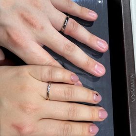 【俄(にわか)の口コミ】 ウェーブのデザインが魅力的だったことと、指輪の素材を４つの中から選ぶ…