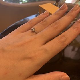 【ケイウノ ブライダル(K.UNO BRIDAL)の口コミ】 今回、婚約指輪を母から受け継ぎ、それをリフォームし彼女に渡す形となり…