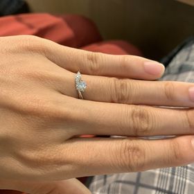 【LAPAGE(ラパージュ)の口コミ】 今回は婚約指輪のみを購入しましたが、後々結婚指輪も考えているのでセッ…