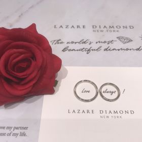 【ラザール ダイヤモンド(LAZARE DIAMOND)の口コミ】 せっかくの機会だから、いろいろ試着してみようと彼女と言い、気になるも…