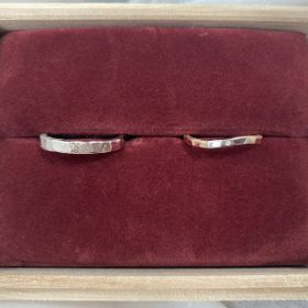 【ichi(イチ)の口コミ】 指輪のデザインを自分たちで決めました。納得がいくまで職人さんと話し合…