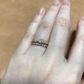 【AMOUR AMULET(アムール・アミュレット)の口コミ】 先に結婚指輪のみを購入しており、結婚式がキャンセルになったのをきっか…