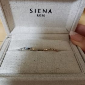 【SIENAROSE(シエナロゼ)の口コミ】 友人から教えてもらったお店です。
ピンクゴールドすぎるのは違うし、シル…