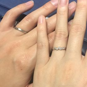 【エクセルコダイヤモンド(EXELCO DIAMOND)の口コミ】 カタログを見ていた時に、他にはない可愛らしいデザインで一目惚れでした…