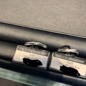 【エクセルコダイヤモンド(EXELCO DIAMOND)の口コミ】 ペアリングにこだわらず互いが気に入ったものを購入しようと決めてました…