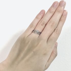 【アイプリモ(I-PRIMO)の口コミ】 結婚指輪は婚約指輪に合うような、ちょっとシンプルなデザインを選びまし…