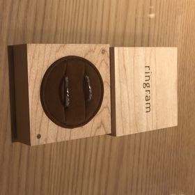 【ringram(リングラム)の口コミ】 自分たちでデザイン〜制作できる点です。
他の人と被らないデザインに魅力…