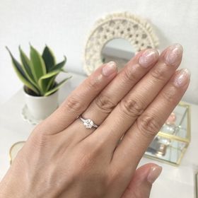 【宝寿堂(ほうじゅどう)の口コミ】 デザインが好みで、サイズも自分の指に合わせて0.1号単位で作ってもらえま…