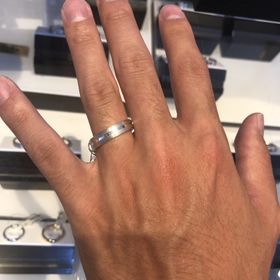 【CHRISTIAN BAUER(クリスチャンバウアー)】の口コミ 鋳造と違い鍛造リングなので、丈夫でしっかりとしています。つけ心地は抜群...