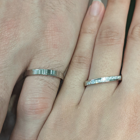 【PILOT BRIDAL(パイロットブライダル)の口コミ】 たまたまインスタグラムで見かけて出会った指輪です。スタッフのかたによ…