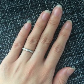 【ティファニー(Tiffany & Co.)の口コミ】 結婚指輪はずっとはめているものなので、少しでもテンションが上がる指輪…