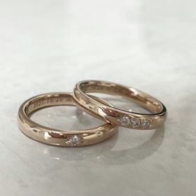 【アイプリモ(I-PRIMO)の口コミ】 定番のシルバー以外のものが良かったため、ピンクゴールドに！おしゃれな…