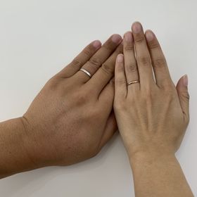 【湘南彫金工房 andfuseの口コミ】 ザ・シンプルで自分に合っていると思ったから！
結婚相手とも相談をしまし…