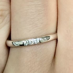 【TASAKI(タサキ)の口コミ】 写真のマリッジリングは、タサキの中でもシンプルなデザインです。プラチ…