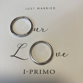 【アイプリモ(I-PRIMO)の口コミ】 指が太いため、大きいサイズのあるアイプリモで、婚約指輪と同じシリーズ…