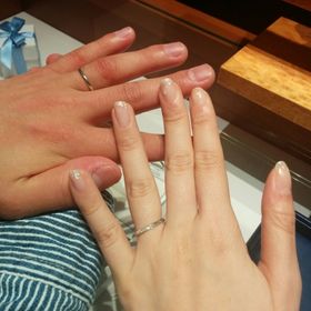 【銀座ダイヤモンドシライシの口コミ】 初めて試着にいったときは梅田店さんだったのですが、そのとき職業柄あま…