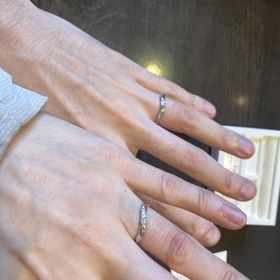 【ケイウノ ブライダル(K.UNO BRIDAL)の口コミ】 最初はお互い漠然としていて試着していてもピンとは来ていませんでした。
…