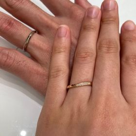 【BAUM(バーム)の口コミ】 槌目・ストレートでない・ピンクゴールド の３つを条件に探しており、ネッ…