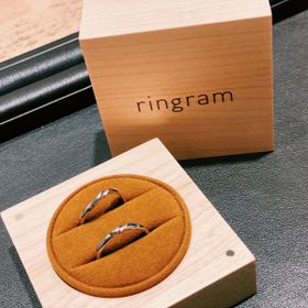 【ringram(リングラム)の口コミ】 2人ともブランドについてはあまりこだわりがなく、手作りであれば愛着がわ…