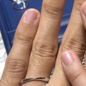 【銀座ダイヤモンドシライシの口コミ】 10店舗を回った中で1番良かった指輪。探していたのはシンプルだけどちょっ…
